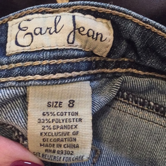 Earl Jeans Stretch Size 8 - Picture 5 of 5